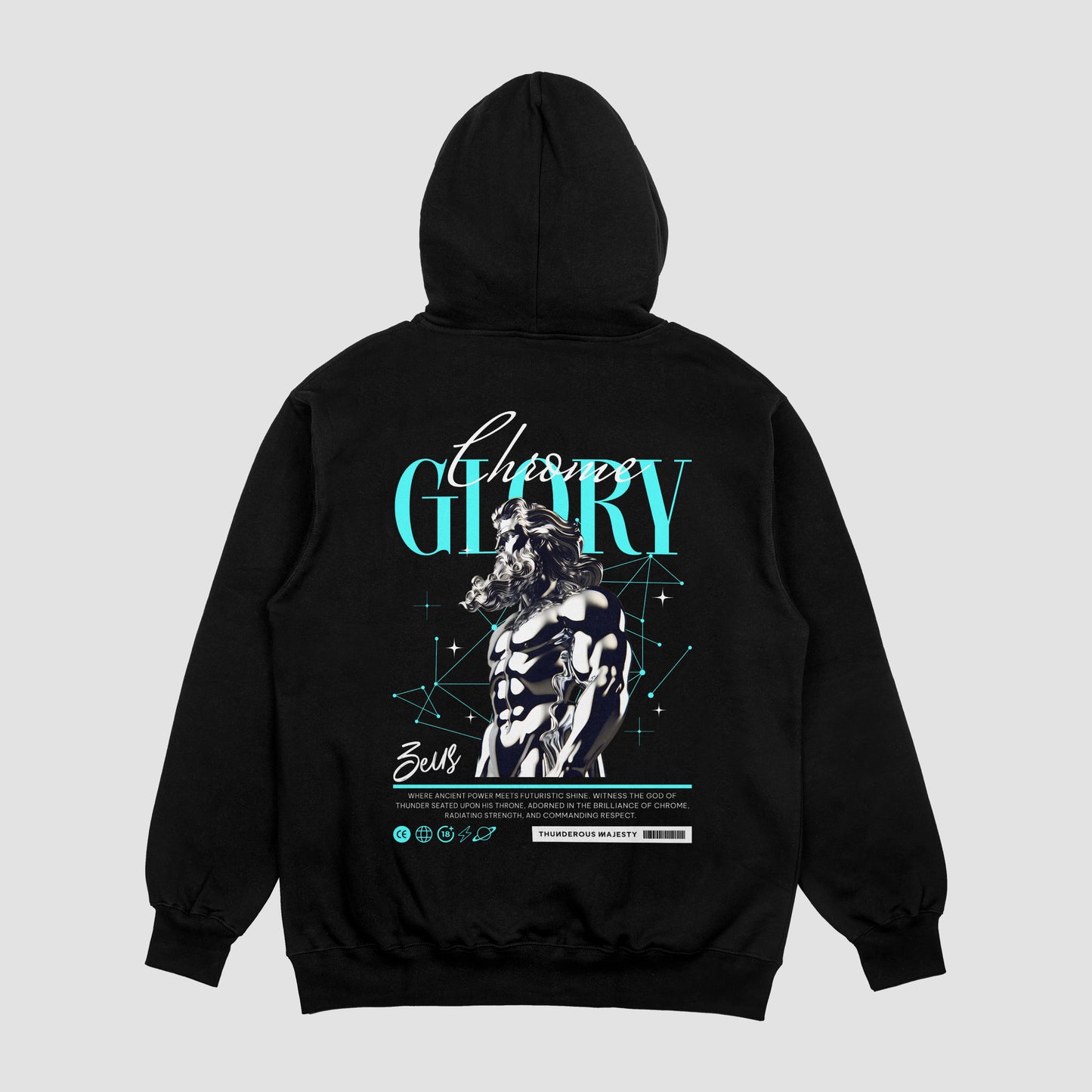 Chrome Glory Hoodie (Blue)