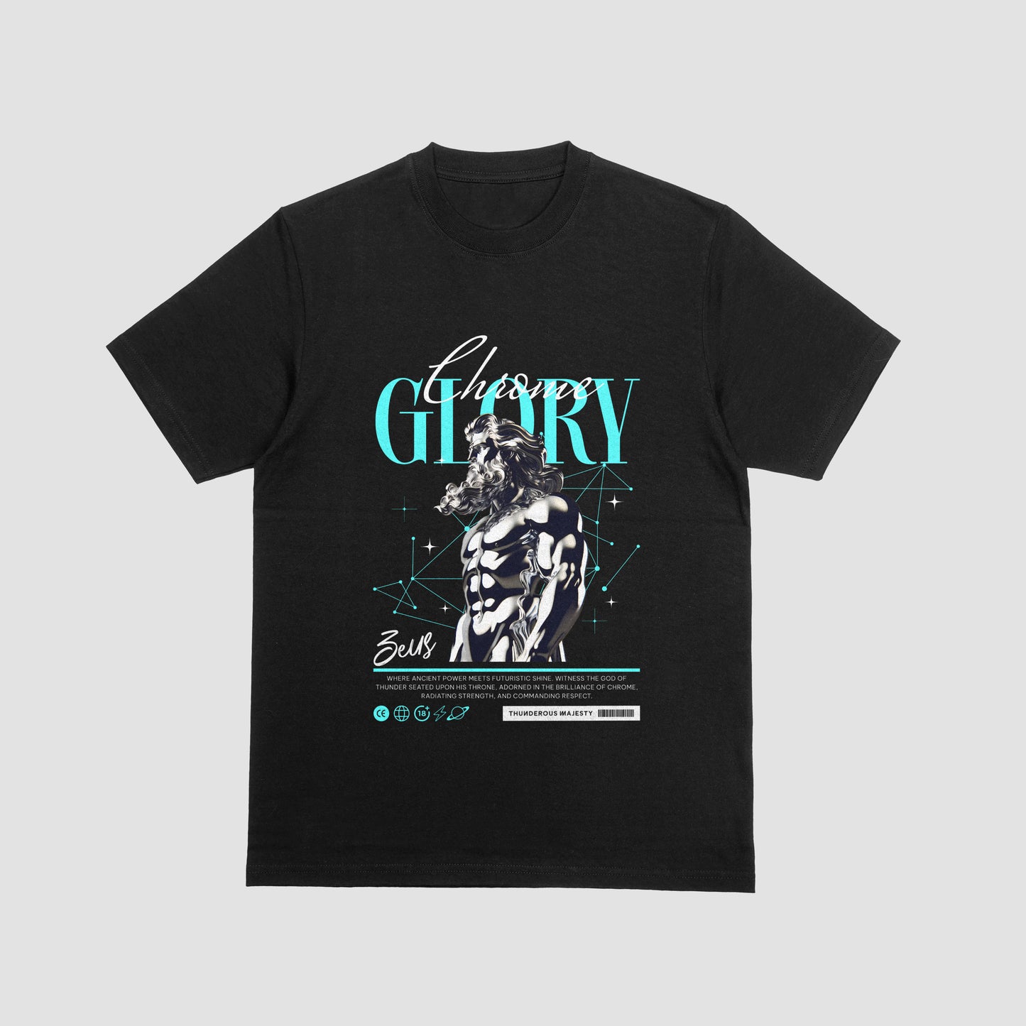 Chrome Glory (Blue) | T-Shirt